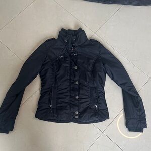 Stradivarius Black Bomber Jacket